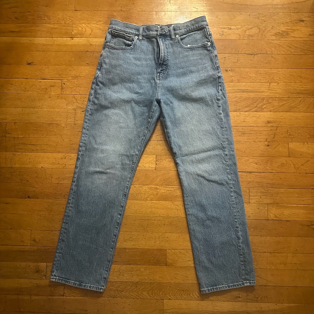 Madewell Light Blue 90s Straight Leg Jeans